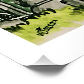 Kehle auf dem Friedhof Poster (Ecke)