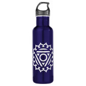 Kehle Chakra Energie Trinkflasche (Vorderseite)