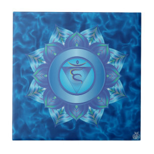 Kehle Chakra Keramik-Fliese Fliese