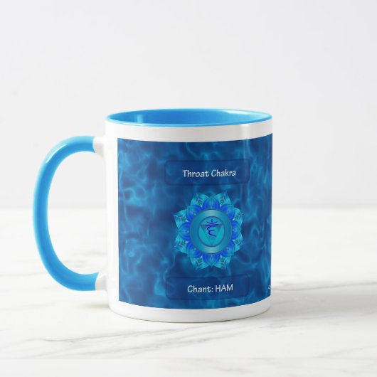 Kehle Chakra Tasse (Links)