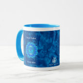 Kehle Chakra Tasse (Vorderseite Links)