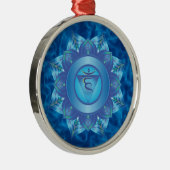 Kehle Chakra Verzierungen Ornament Aus Metall (Rechts)