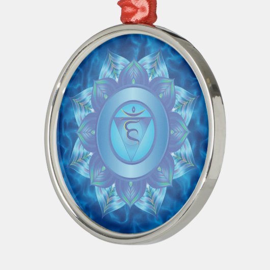 Kehle Chakra Verzierungen Ornament Aus Metall (Links)