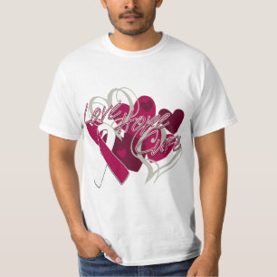 Kehle-Krebs-Liebe-Hoffnungs-Heilung T-Shirt