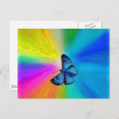 Kehlkopfschmetterling Postkarte (Vorne/Hinten)