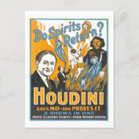 "Kehren Geister zurück? Houdini sagt Nein" Poster