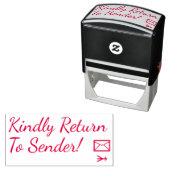 "Kehren Sie bitte zum Absender zurück!" Briefmarke Permastempel (Beispiel)