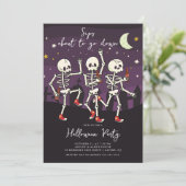 Kehren Sie ins Halloween-Party Einladung (Stehend Vorderseite)