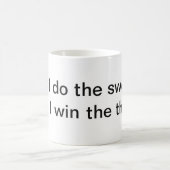 Kehrmaschine-Tasse Kaffeetasse (Mittel)