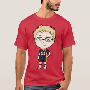 Kei Tsukishima Chibi Design T-Shirt