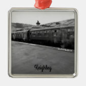 Keighley Steam Railway Ornament Aus Metall (Vorne)