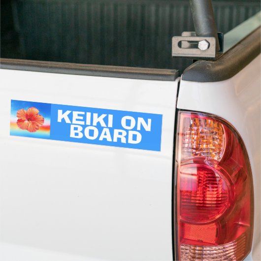 Keiki an Bord der Kinder, die Autoaufkleber warnen (Auf Lkw)