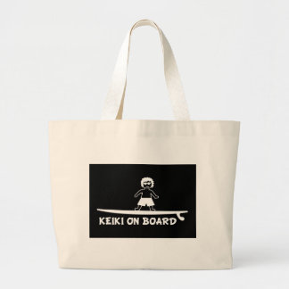 Keiki an Bord .JPG Jumbo Stoffbeutel