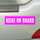 Keiki an Bord Kinder warnend Autoaufkleber (Auf Auto)