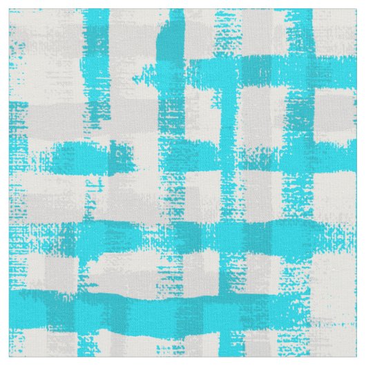 Keiki Watercolor Brushstroke Kariert Stoff (Nahaufnahme)