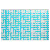 Keiki Watercolor Brushstroke Kariert Stoff (Fat Quarter (45,7 x 55,9 cm))