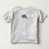 Keiki Watercolor Dolphin Wave Kleinkind T-shirt (Rückseite)