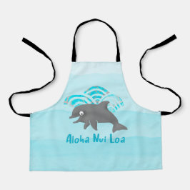 Keiki Watercolor Dolphin Wave Schürze