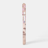 Keiko Kokeshi Doll - Blue Kimono Geisha Girl iPhone 16 Hülle (Linke Seite)