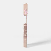 Keiko Kokeshi Doll - Blue Kimono Geisha Girl iPhone Hülle (Rechte Seite)