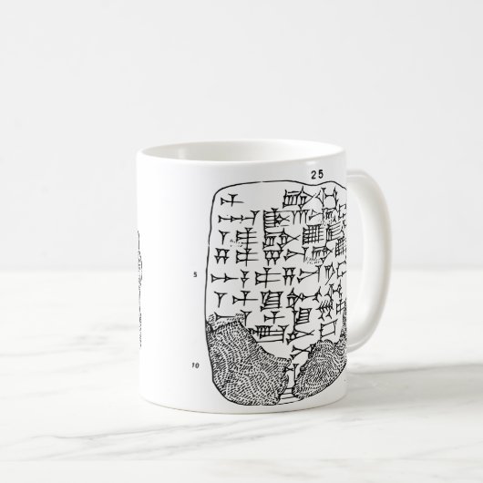 Keilförmige ausgezeichnete Getränk-Tasse Kaffeetasse (VorderseiteRechts)