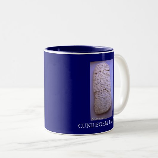 KEILFÖRMIGE TABLETTE ISRAELS Tasse (VorderseiteRechts)