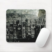Keilförmiges Skript Mousepad (Mit Mouse)
