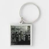 Keilförmiges Skript Schlüsselanhänger (Vorne)