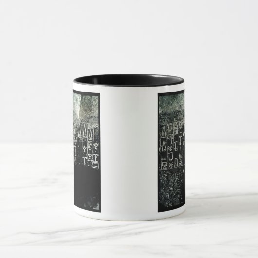 Keilförmiges Skript Tasse (Zentrum)