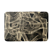 Keilgebogene Bänder, kontrastierte Relieflinien Badematte (Vorderseite)