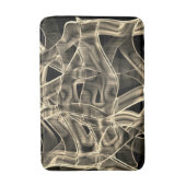 Keilgebogene Bänder, kontrastierte Relieflinien Badematte (Vorderseite Vertikal)