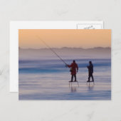 Keilinsel (Plattfischer) Postkarte (Vorne/Hinten)