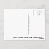 Keilinsel (Plattfischer) Postkarte (Rückseite)