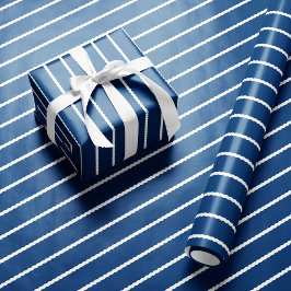 Keillinien niedlicher weißer Urlaub Geschenkpapier