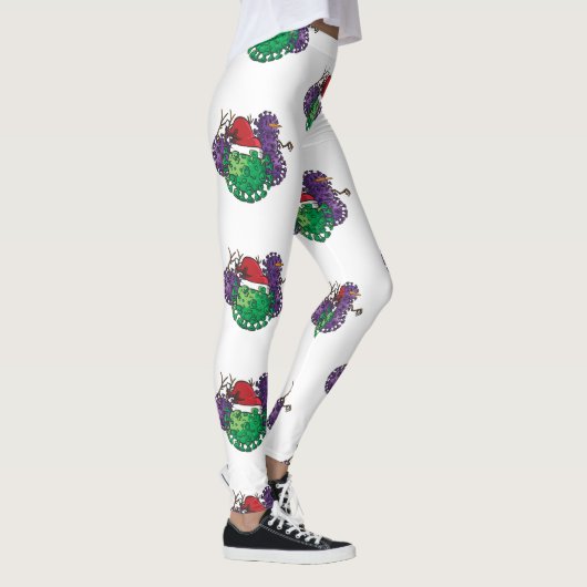 Keime-Schneemann Leggings (Rechts)