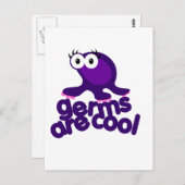Keime sind Cool Postkarte (Vorne/Hinten)