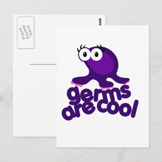 Keime sind Cool Postkarte (Vorne/Hinten)