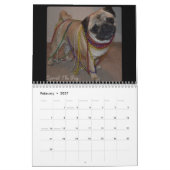 Keimen Sie den Mops-Kalender 2019 Kalender (Feb 2027)