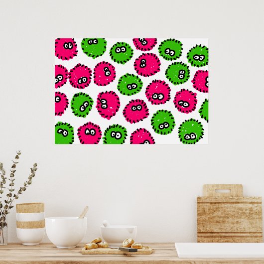 Keiminvasion Poster (Küche)