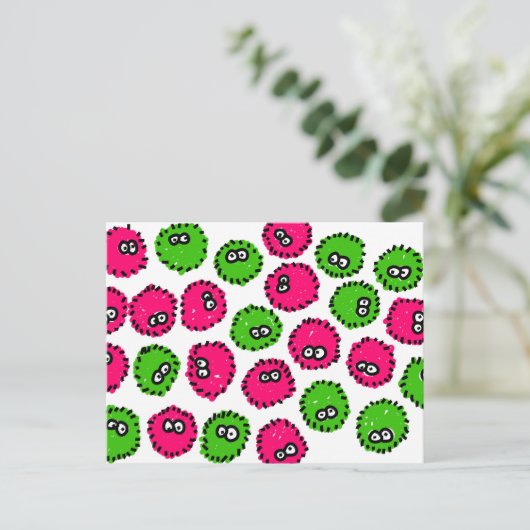 Keiminvasion Postkarte (Stehend Vorderseite)