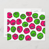 Keiminvasion Postkarte (Vorne/Hinten)