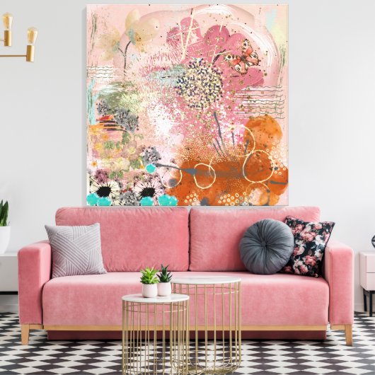 Keimung Leinwanddruck (Insitu (Wohnzimmer))