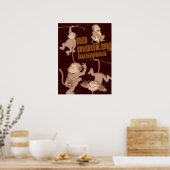 Kein Affengeschäft | Kinderplakat Poster (Küche)