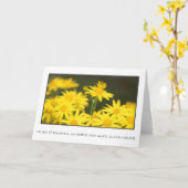 Kein Akt der Freundlichkeit wird je verschwendet Karte (Gelbe Blume)