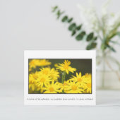 Kein Akt der Freundlichkeit wird je verschwendet Postkarte (Stehend Vorderseite)