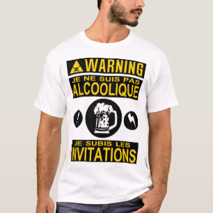 Kein Alkoholiker, der zum Friseur eingeladen wurde T-Shirt