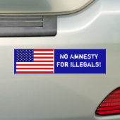 Kein Amnestie-Autoaufkleber Autoaufkleber (Auf Auto)