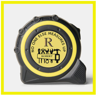 Kein anderer misst den Monogramm-Namen Maßband