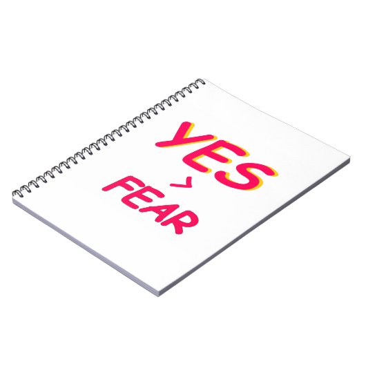 Kein Angst-Notebook Notizblock (Linke Seite)