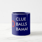 KEIN ANHALTSPUNKT, NO BALL, NOBAMA ZWEIFARBIGE TASSE (Mittel)